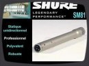 Le SM81 de Shure est un micro statique unidirectionnel d'ambiance.