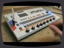 Circuit bent Roland TR707 drum machine with pitch controls, modified by Diabolical Devices/Class A Electronics.