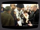 Une visite de marque sur le stand Reactable penda t le NAMM 2012, en la personne de Stevie Wonder.