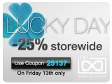 Event : UVI Lucky Day deal : 25% off storewide - pcmusic
