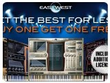 Virtual Instrument : EASTWEST Buy One Get One Free Offer Ends August 31 - pcmusic
