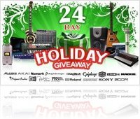 Industry : 24-day prizes giveaway @ Sweetwater - macmusic