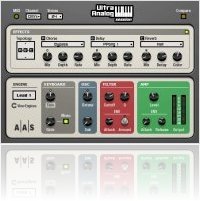 Instrument Virtuel : Nouveau synthtiseur chez AAS :Ultra Analog Session - macmusic