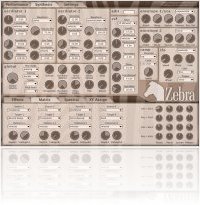 Instrument Virtuel : U-he sort Zebra Beta pour OSX - macmusic