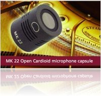 Audio Hardware : Schoeps MK 22 Open Cardioid microphone capsule - macmusic