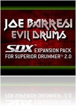 Virtual Instrument : Joe Barresi Evil Drums for Superior Drummer 2.0 - macmusic