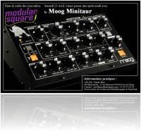 Evnement : Les rencontres Modularsquare: Moog MiniTaur - macmusic