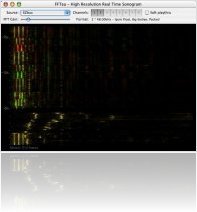 Music Software : FFTea - real time high resolution spectrum analyser - macmusic